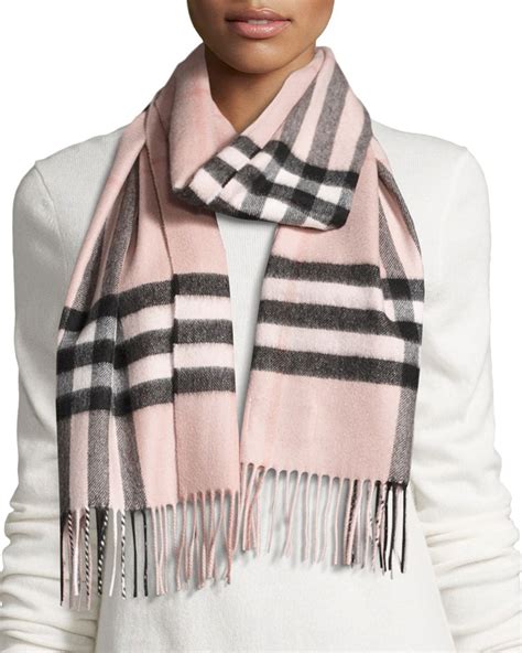 burberry check cashmere scarves